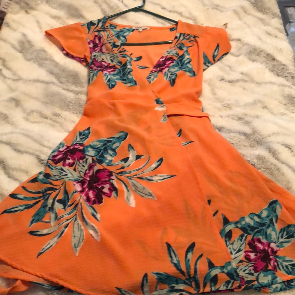Mini floral dress